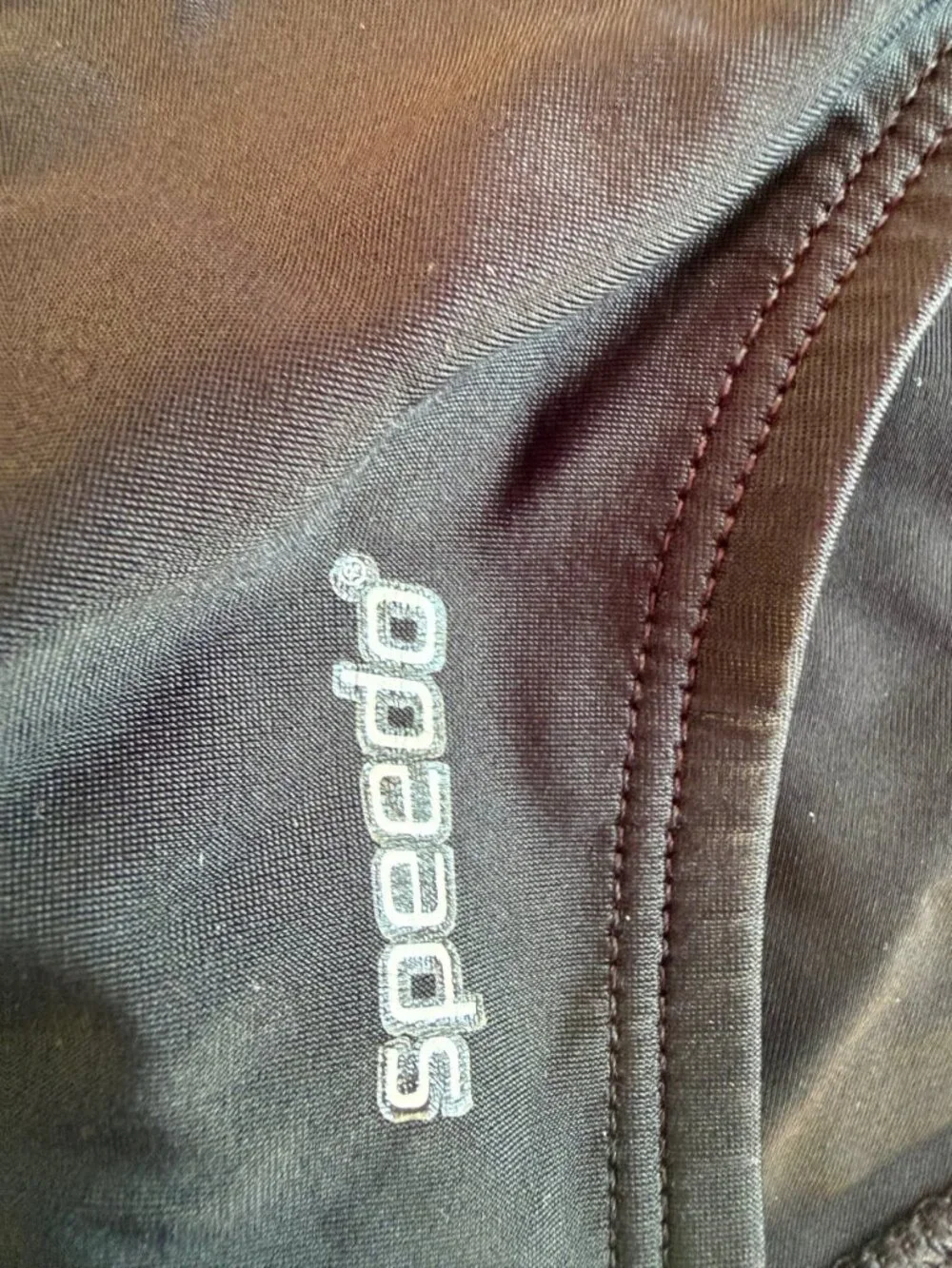 Speedo One-Piece Swimsuit Size 18 Black Nylon Elastane